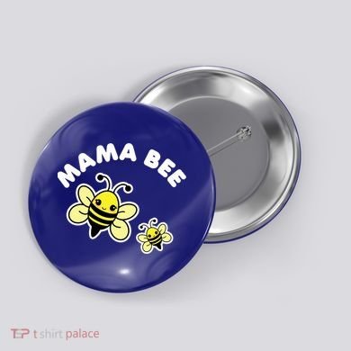 Mama Bee Mother's Day Cute Kawaii Bee Drawing Gift Button