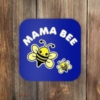 Mama Bee Mother's Day Cute Kawaii Bee Drawing Gift Coaster thumb 0