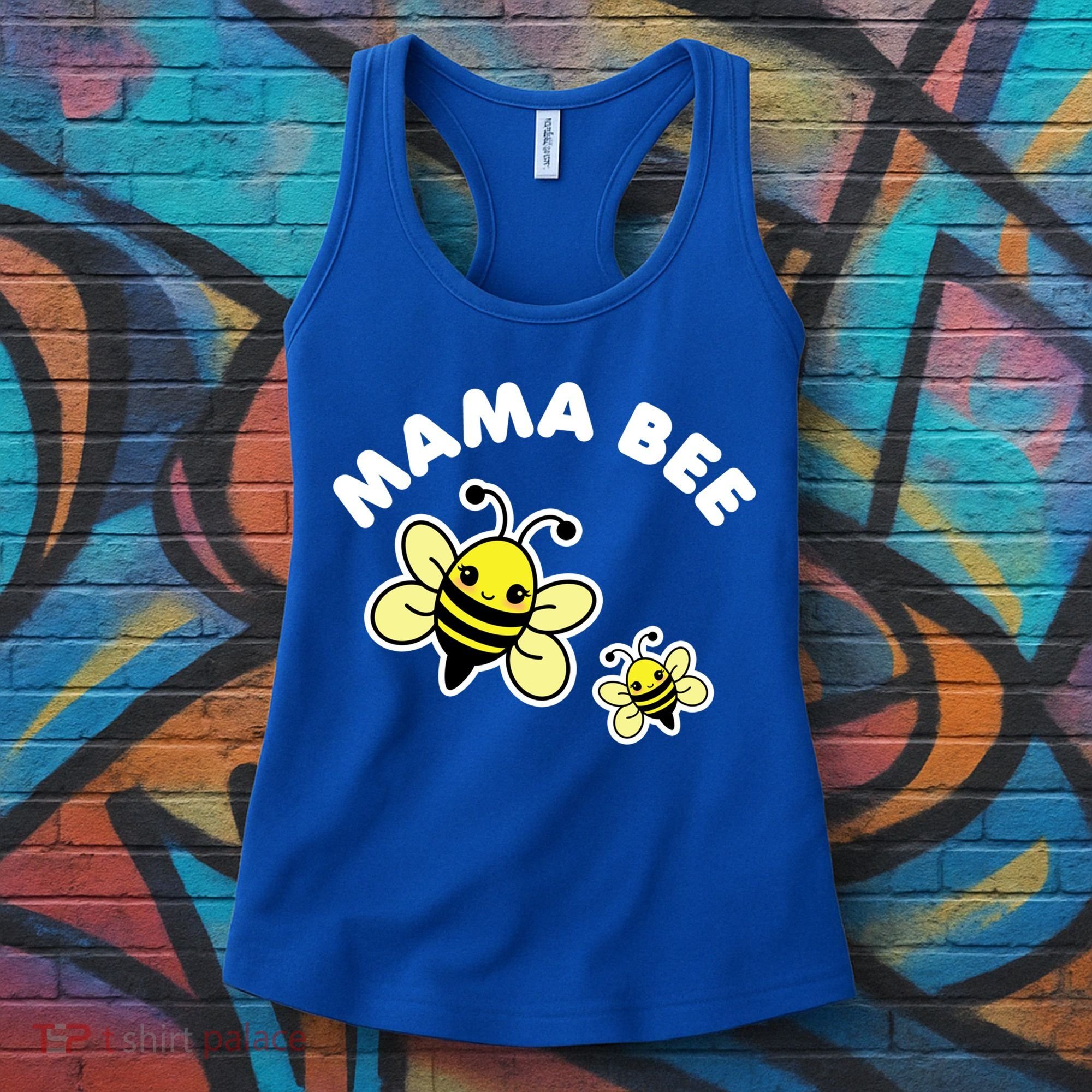Mama Bee Mother's Day Cute Kawaii Bee Drawing Gift Women's Tank Top