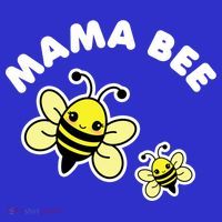 Mama Bee Mother's Day Cute Kawaii Bee Drawing Gift Women's Tank Top thumb 5