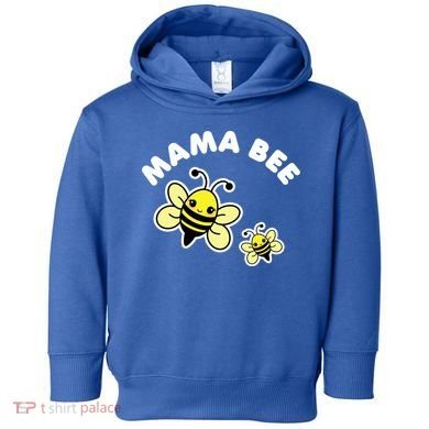 Mama Bee Mother's Day Cute Kawaii Bee Drawing Gift Toddler Hoodie