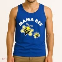 Mama Bee Mother's Day Cute Kawaii Bee Drawing Gift Tank Top thumb 3