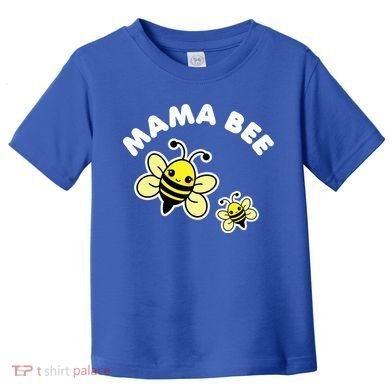 Mama Bee Mother's Day Cute Kawaii Bee Drawing Gift Toddler T-Shirt