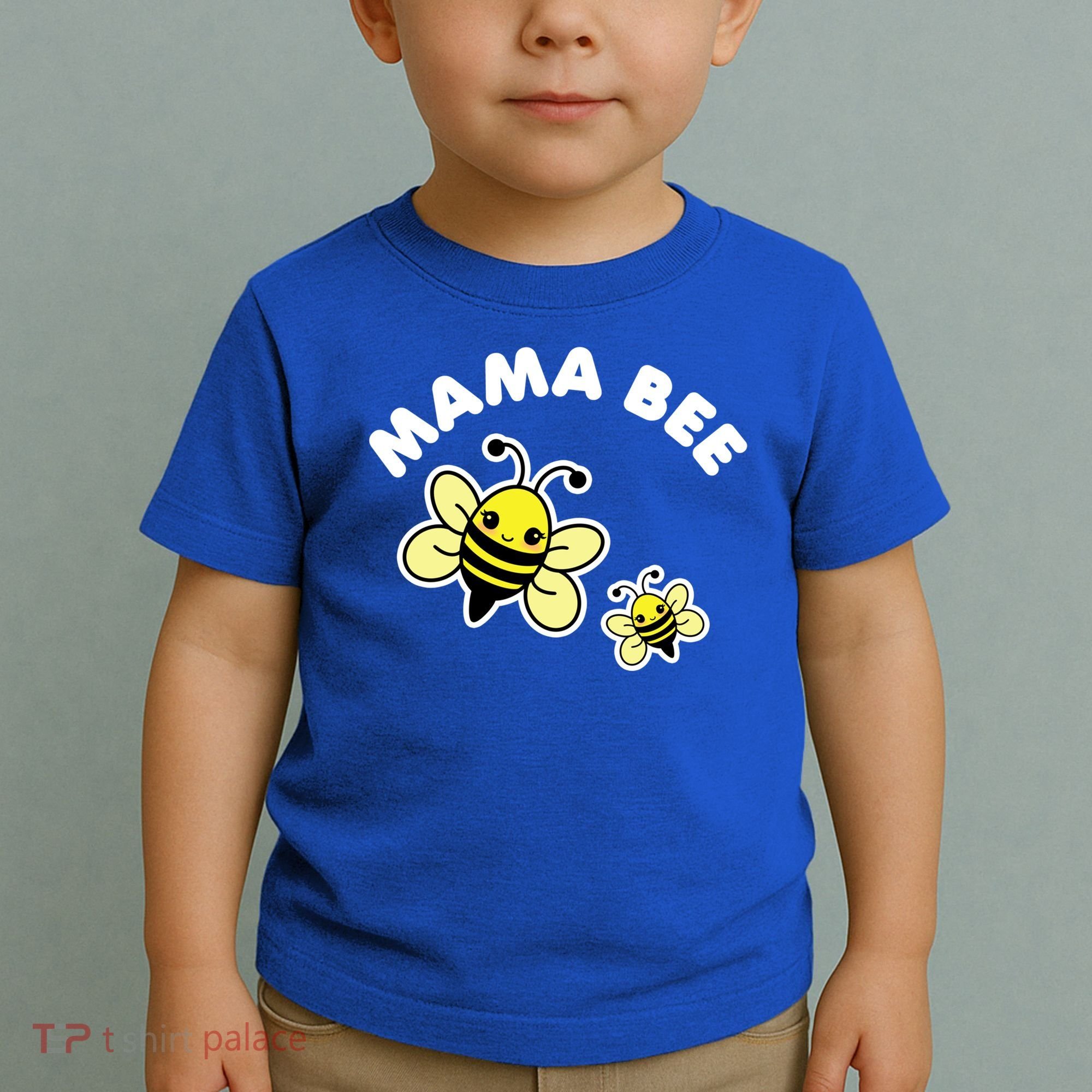 Mama Bee Mother's Day Cute Kawaii Bee Drawing Gift Toddler T-Shirt