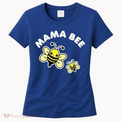 Mama Bee Mother's Day Cute Kawaii Bee Drawing Gift Women's T-Shirt