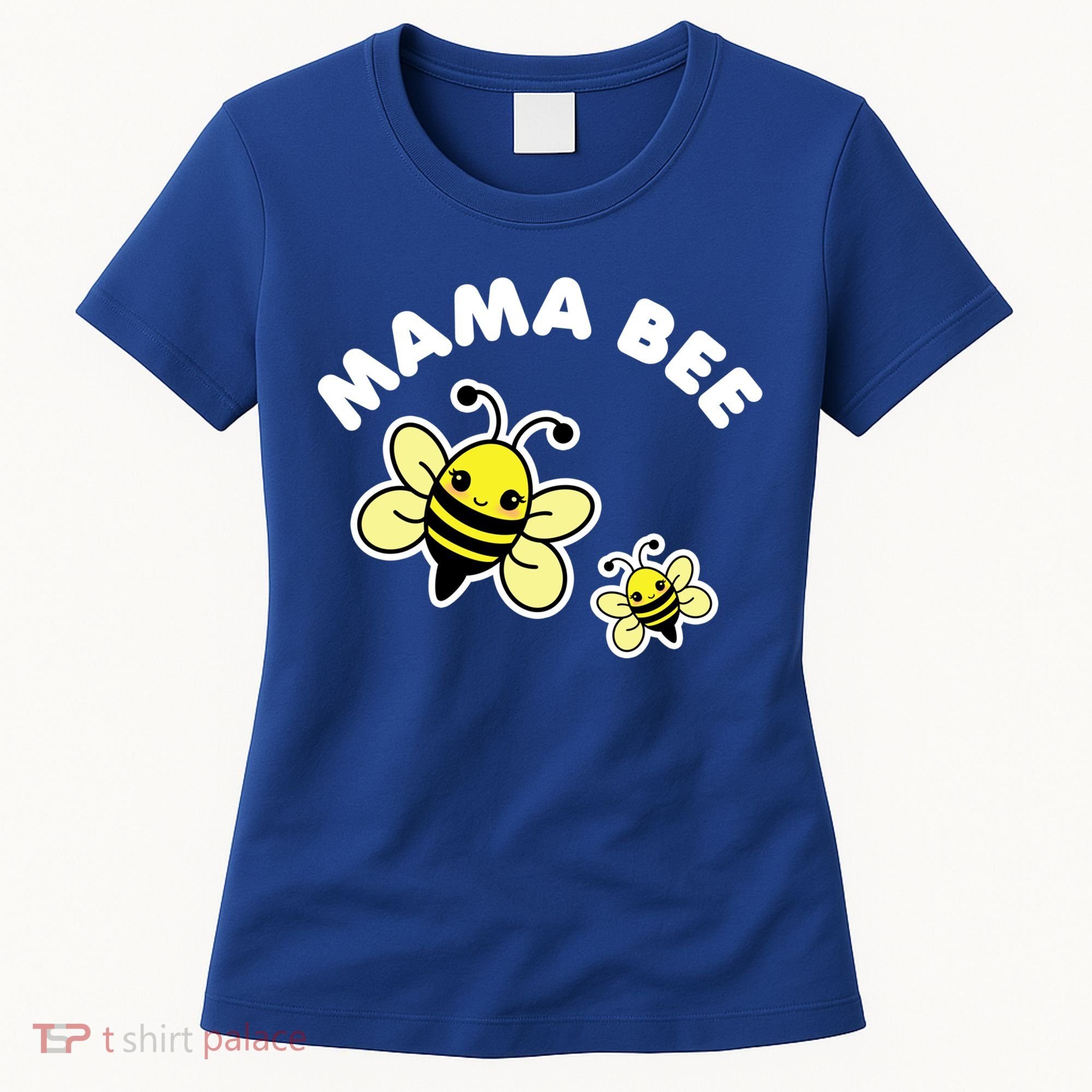 Mama Bee Mother's Day Cute Kawaii Bee Drawing Gift Women's T-Shirt
