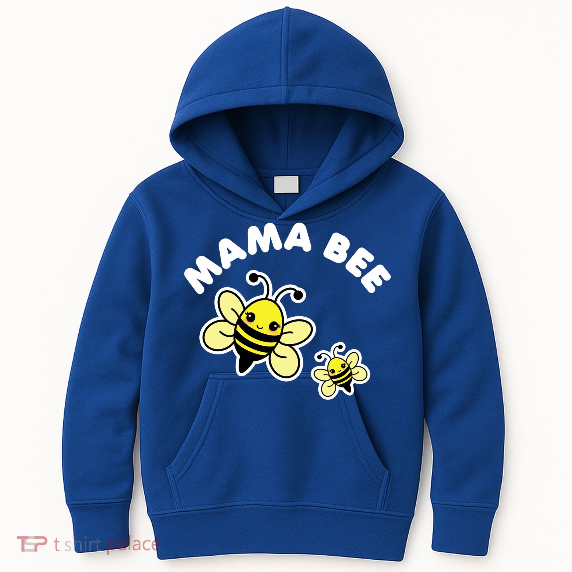 Mama Bee Mother's Day Cute Kawaii Bee Drawing Gift Kids Hoodie