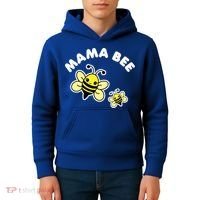 Mama Bee Mother's Day Cute Kawaii Bee Drawing Gift Kids Hoodie thumb 4