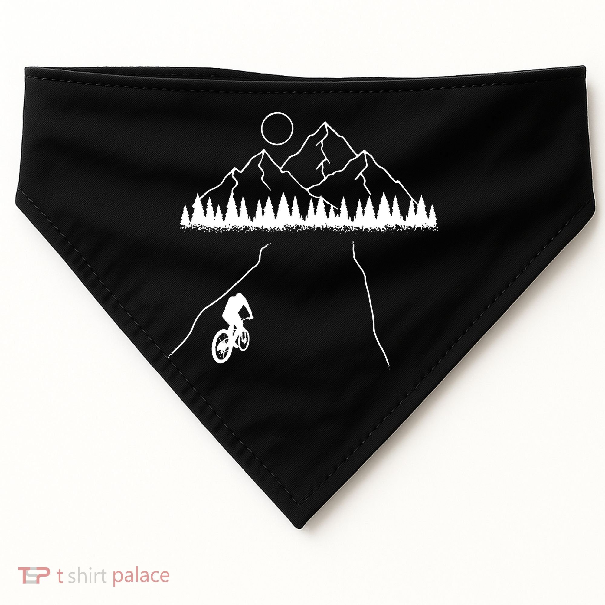 Mountain Biking MTB Cycling Bicycle Bike Cyclist Biker Gift USA-Made Doggie Bandana