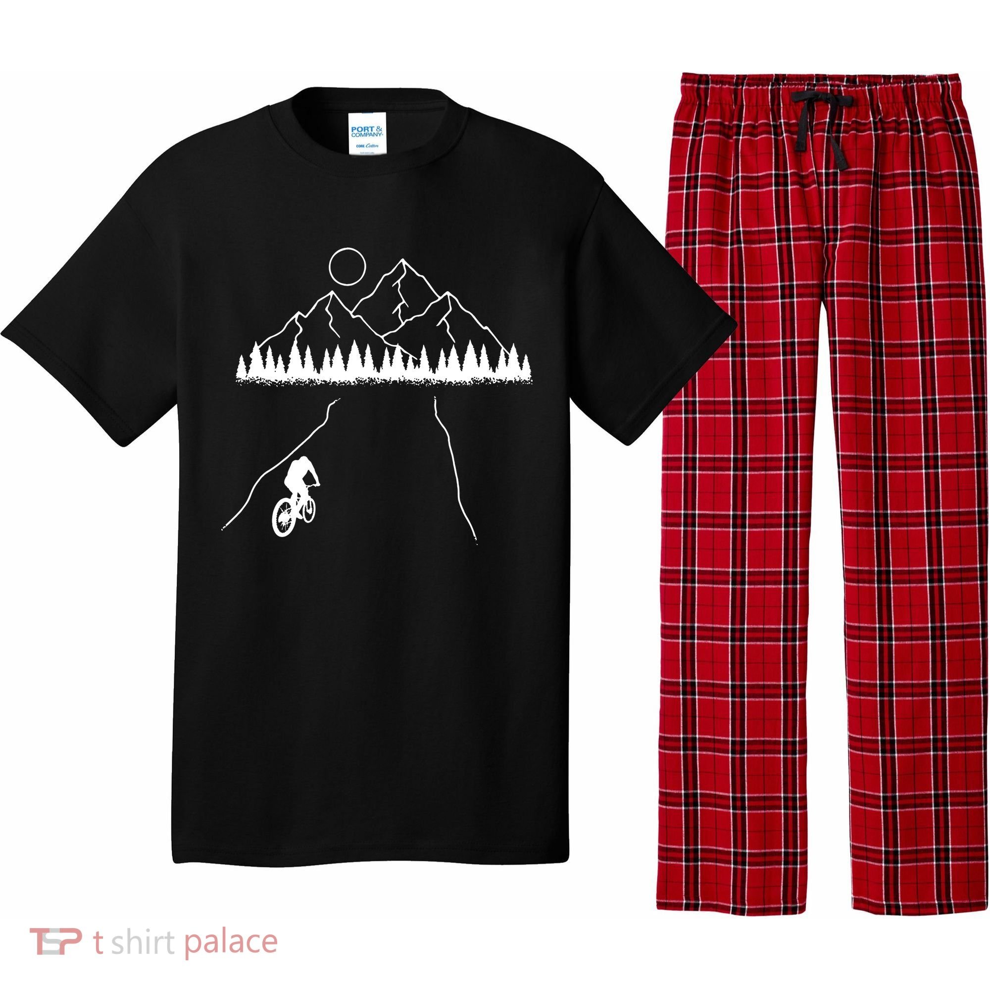 Mountain Biking MTB Cycling Bicycle Bike Cyclist Biker Gift Pajama Set
