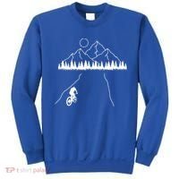 Mountain Biking MTB Cycling Bicycle Bike Cyclist Biker Gift Sweatshirt thumb 0