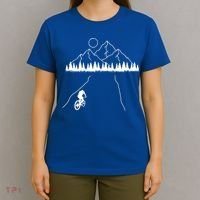 Mountain Biking MTB Cycling Bicycle Bike Cyclist Biker Gift T-Shirt thumb 4
