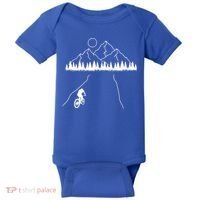 Mountain Biking MTB Cycling Bicycle Bike Cyclist Biker Gift Baby Bodysuit thumb 0