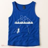 Mountain Biking MTB Cycling Bicycle Bike Cyclist Biker Gift Tank Top thumb 2
