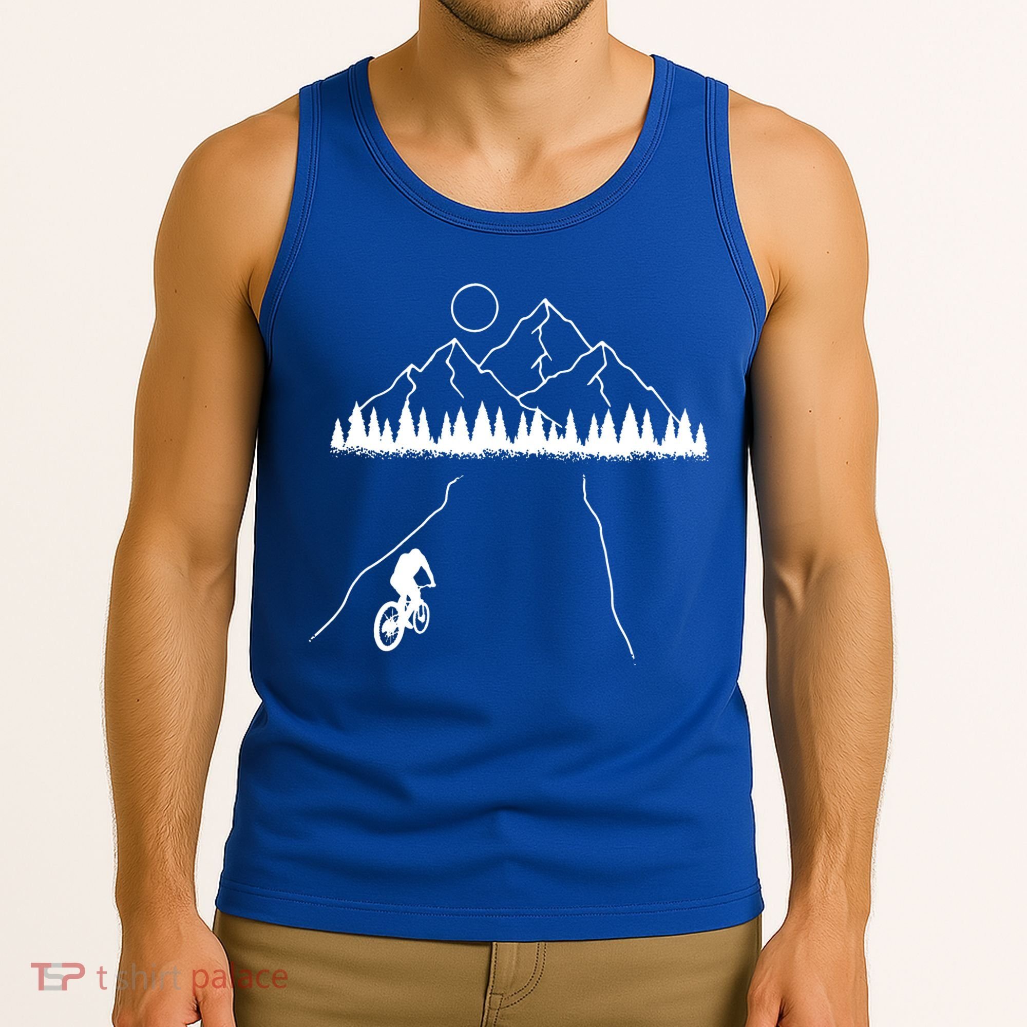Mountain Biking MTB Cycling Bicycle Bike Cyclist Biker Gift Tank Top