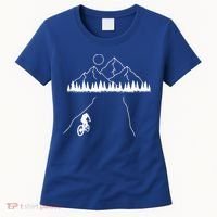 Mountain Biking MTB Cycling Bicycle Bike Cyclist Biker Gift Women's T-Shirt thumb 0