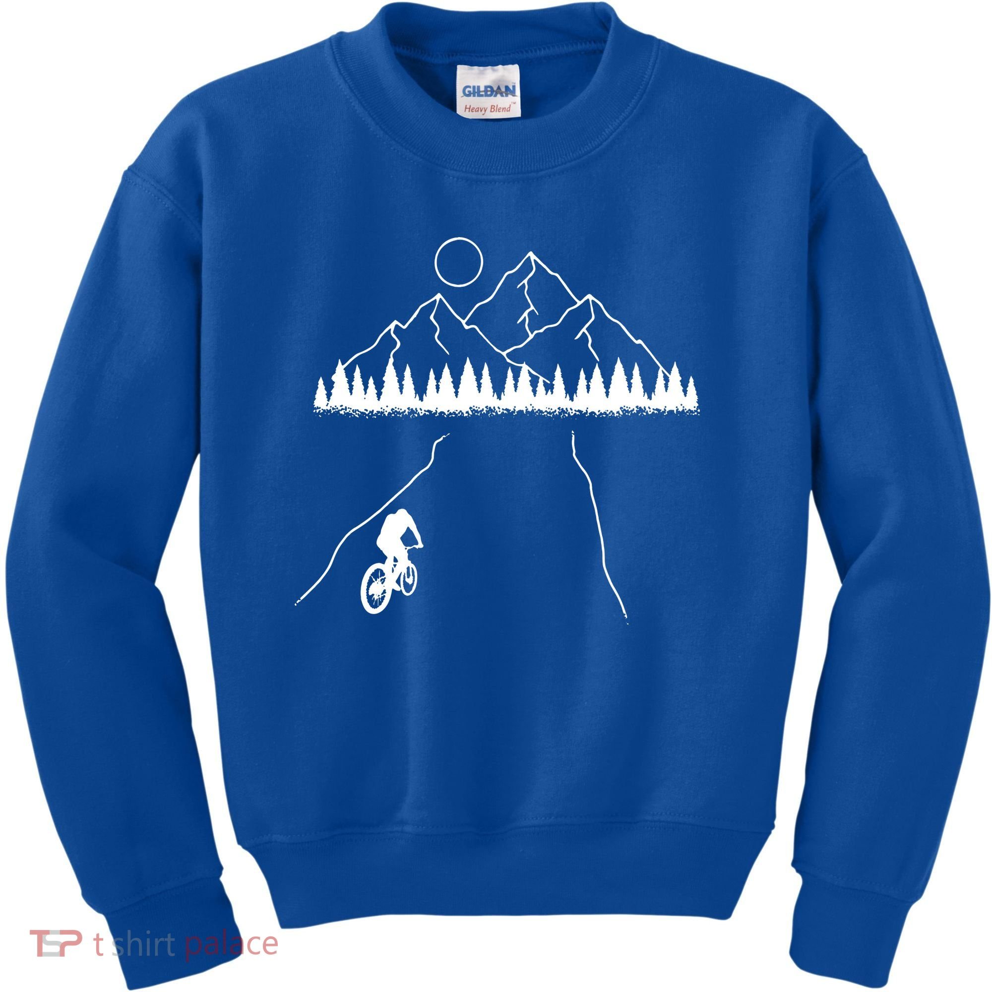 Mountain Biking MTB Cycling Bicycle Bike Cyclist Biker Gift Kids Sweatshirt