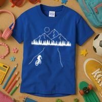 Mountain Biking MTB Cycling Bicycle Bike Cyclist Biker Gift Kids T-Shirt thumb 3