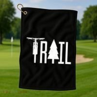 Mountain Bike Mtb Downhill Bike Gift For Mountain Bikers Gift Golf Towel thumb 1