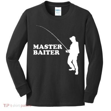 Master Baiter Kids Long Sleeve Shirt