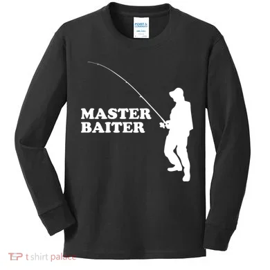 Master Baiter Kids Long Sleeve Shirt