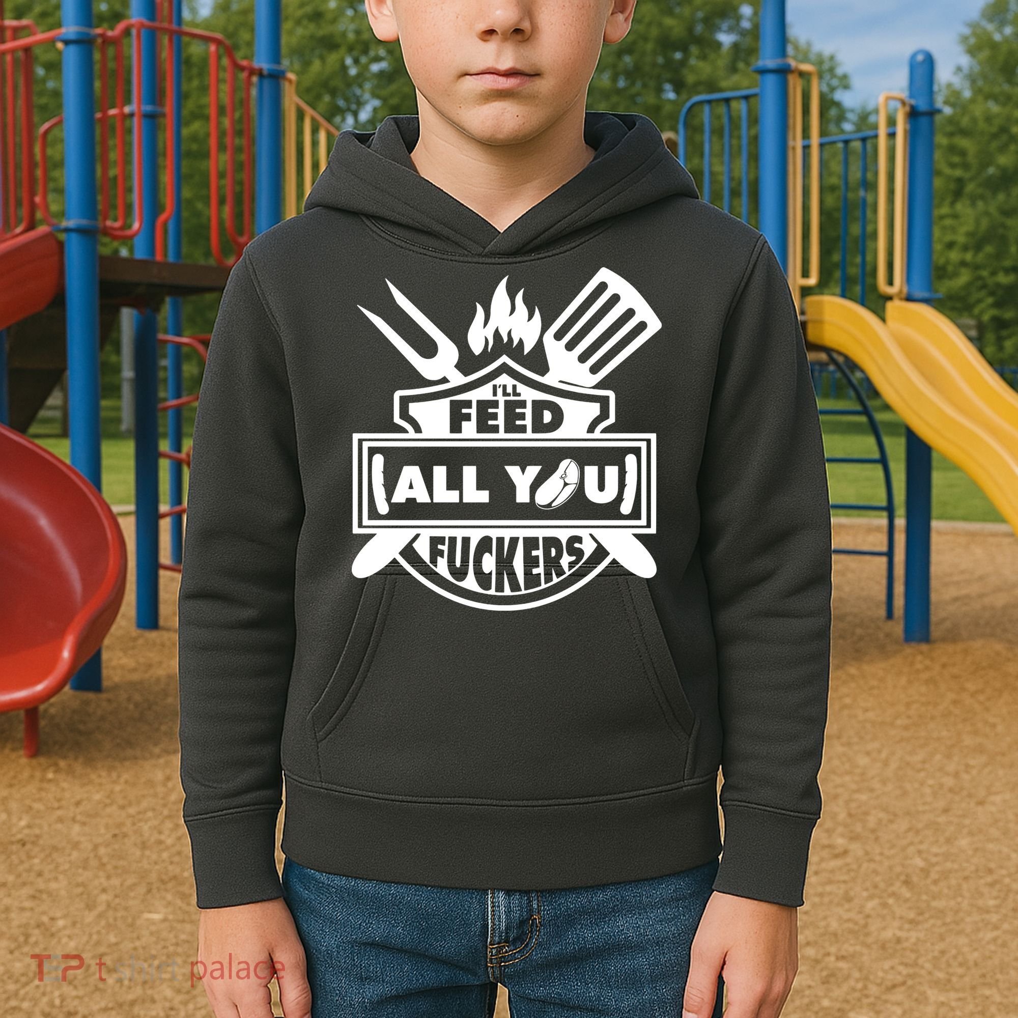Master Bbq Kids Hoodie