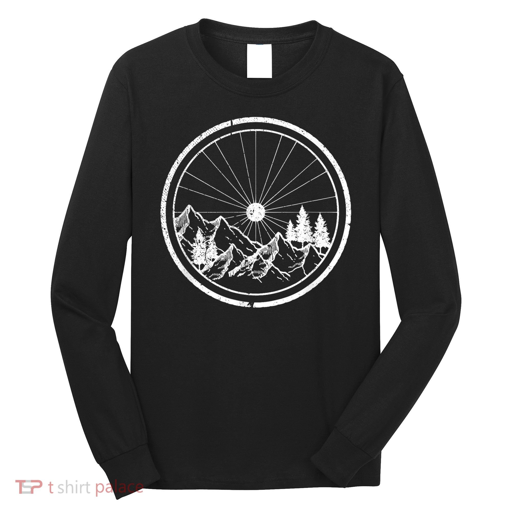 Mountain Bike MTB Cycling Bicycle Biking Gift Long Sleeve Shirt