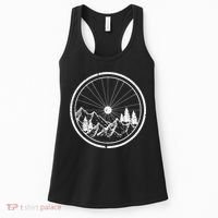 Mountain Bike MTB Cycling Bicycle Biking Gift Women's Tank Top thumb 0