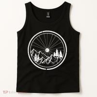 Mountain Bike MTB Cycling Bicycle Biking Gift Tank Top thumb 2
