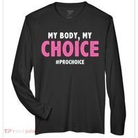 My Body My Choice Pro Choice Zone Performance Long-Sleeve T-Shirt thumb 0