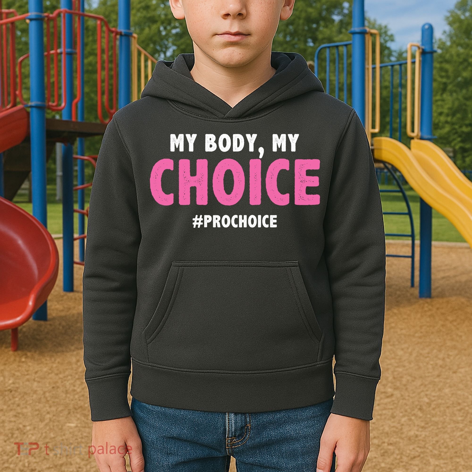 My Body My Choice Pro Choice Kids Hoodie