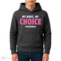 My Body My Choice Pro Choice Kids Hoodie thumb 4