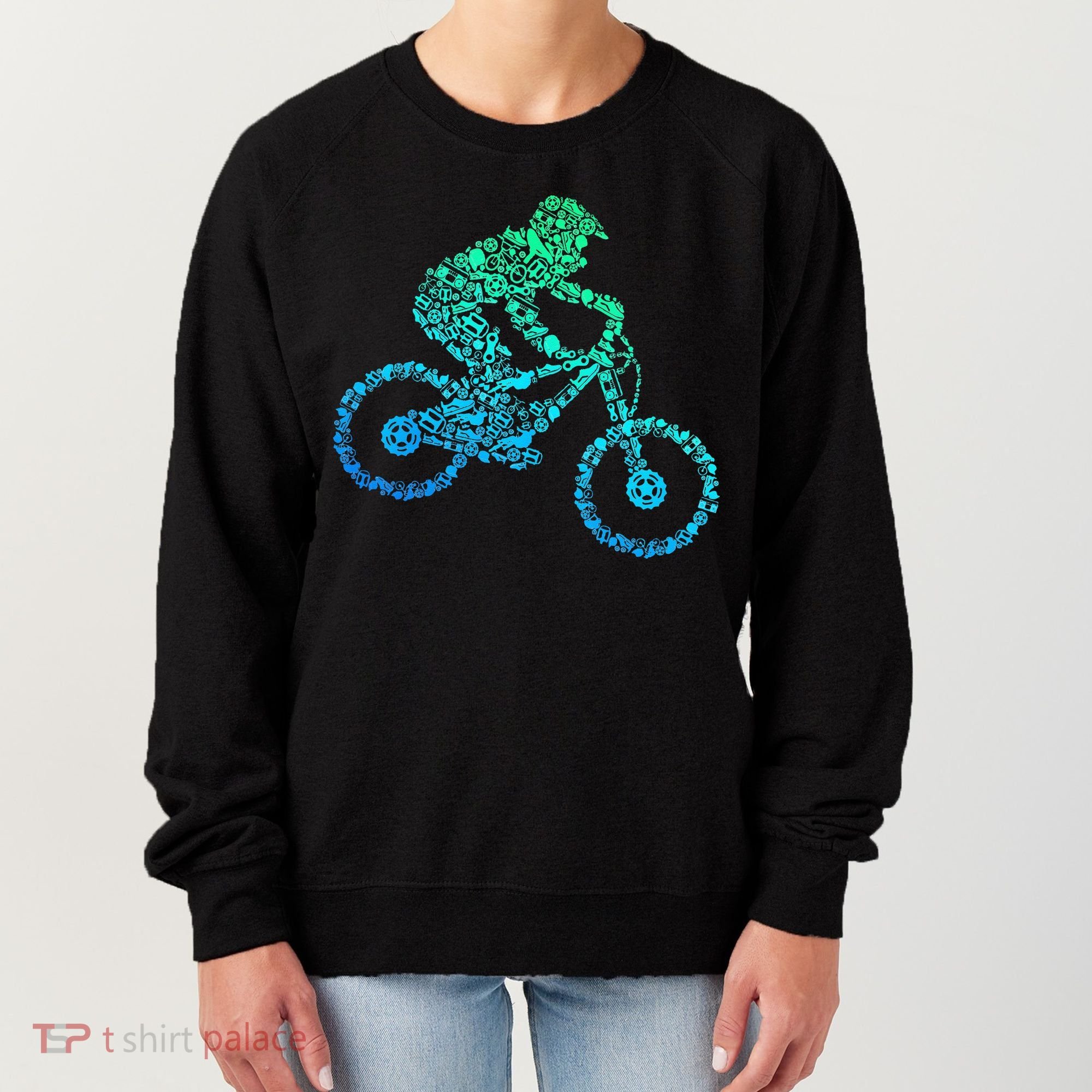 Mountain Bike MTB Downhill Biking Cycling Biker Women's Sweatshirt