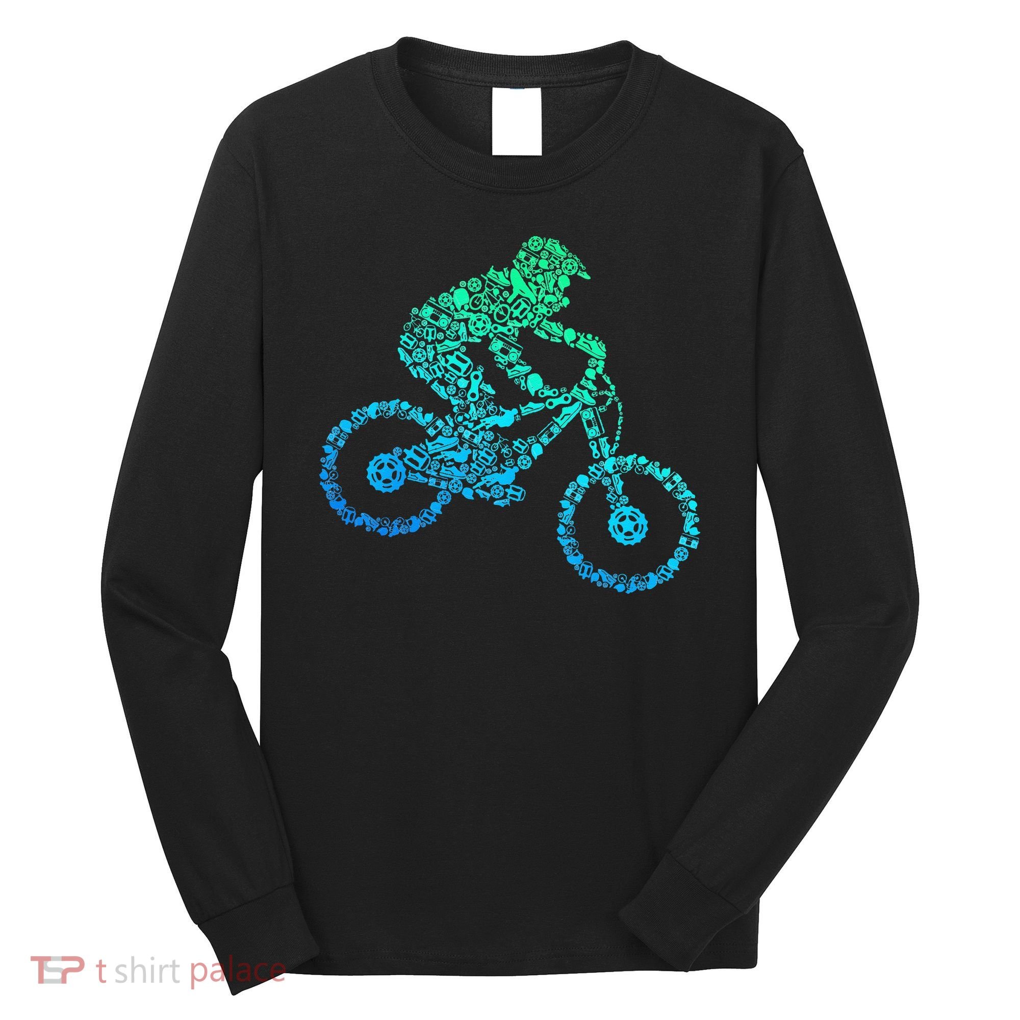 Mountain Bike MTB Downhill Biking Cycling Biker Long Sleeve Shirt