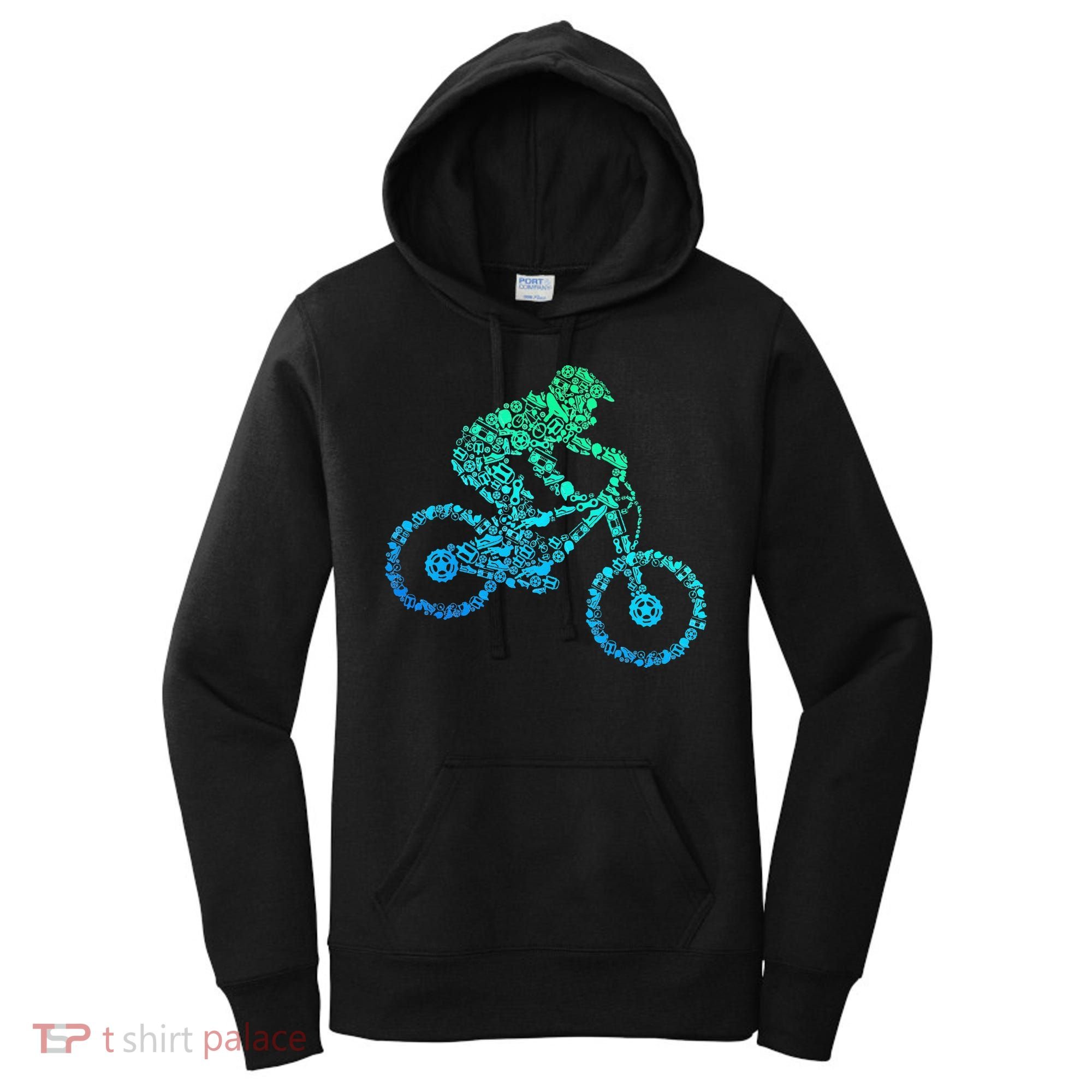 Mountain Bike MTB Downhill Biking Cycling Biker Women's Hoodie