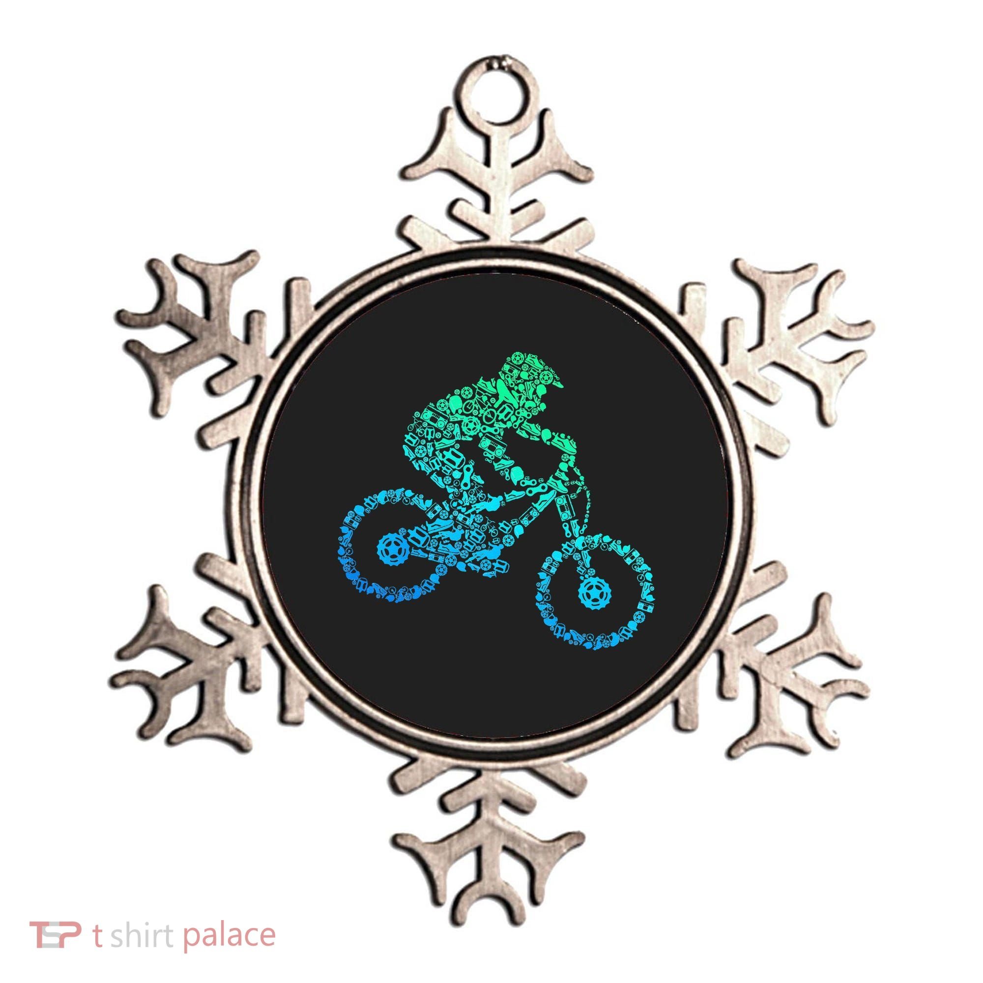 Mountain Bike MTB Downhill Biking Cycling Biker Ornament