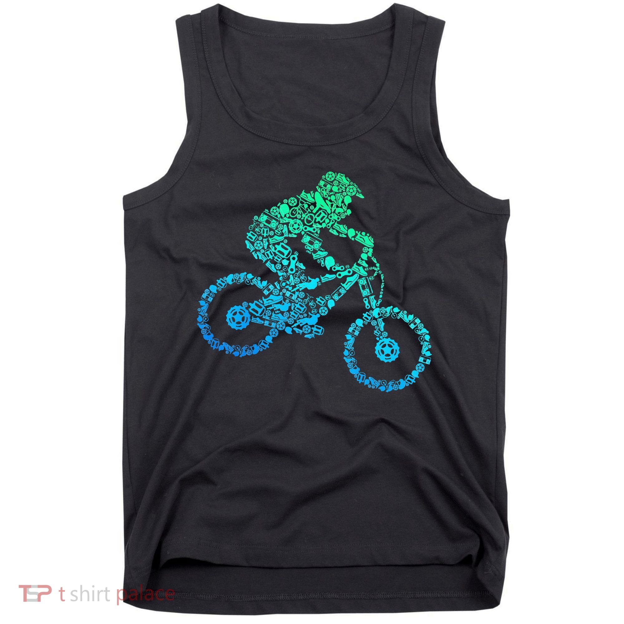 Mountain Bike MTB Downhill Biking Cycling Biker Tank Top