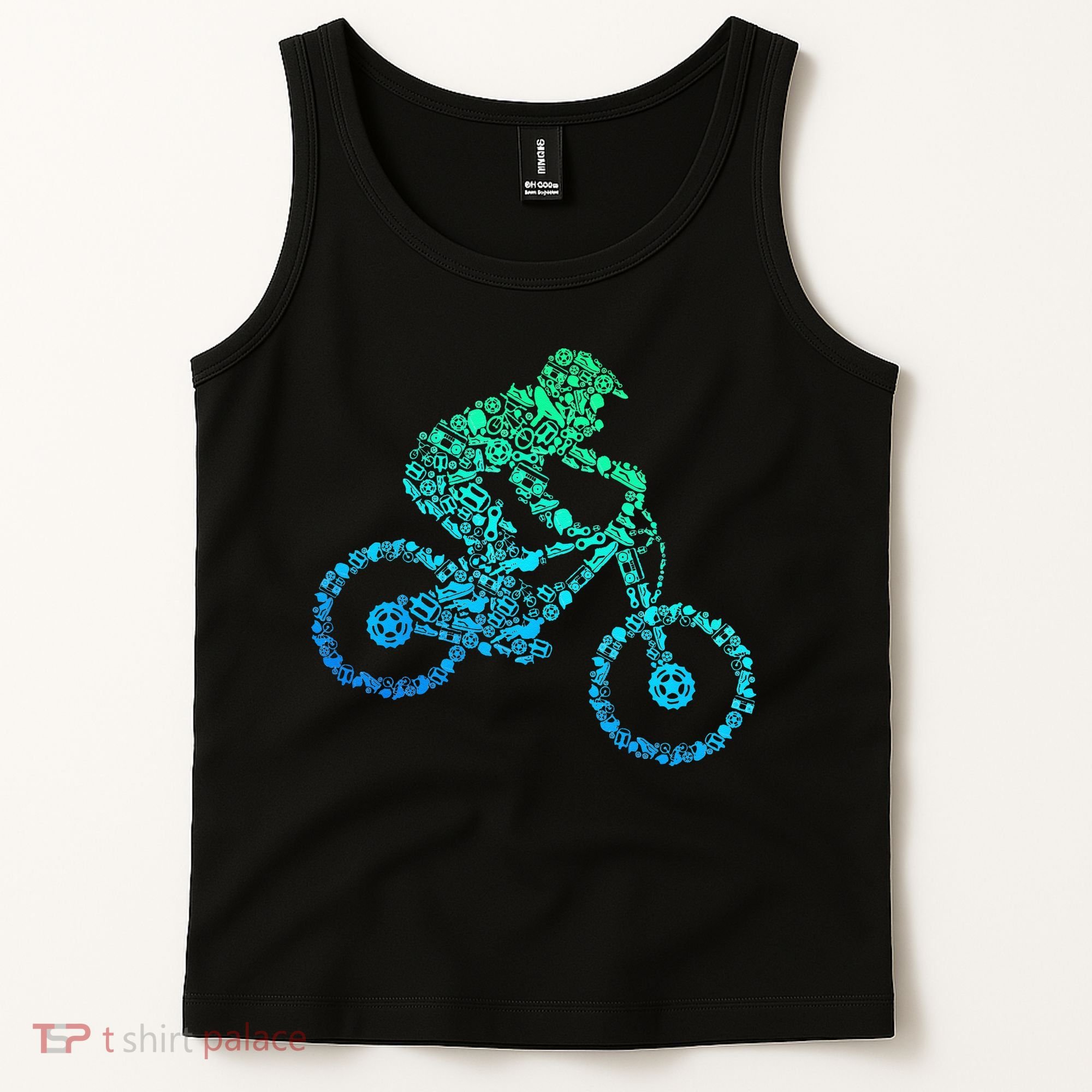 Mountain Bike MTB Downhill Biking Cycling Biker Tank Top