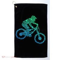 Mountain Bike MTB Downhill Biking Cycling Biker Golf Towel thumb 0