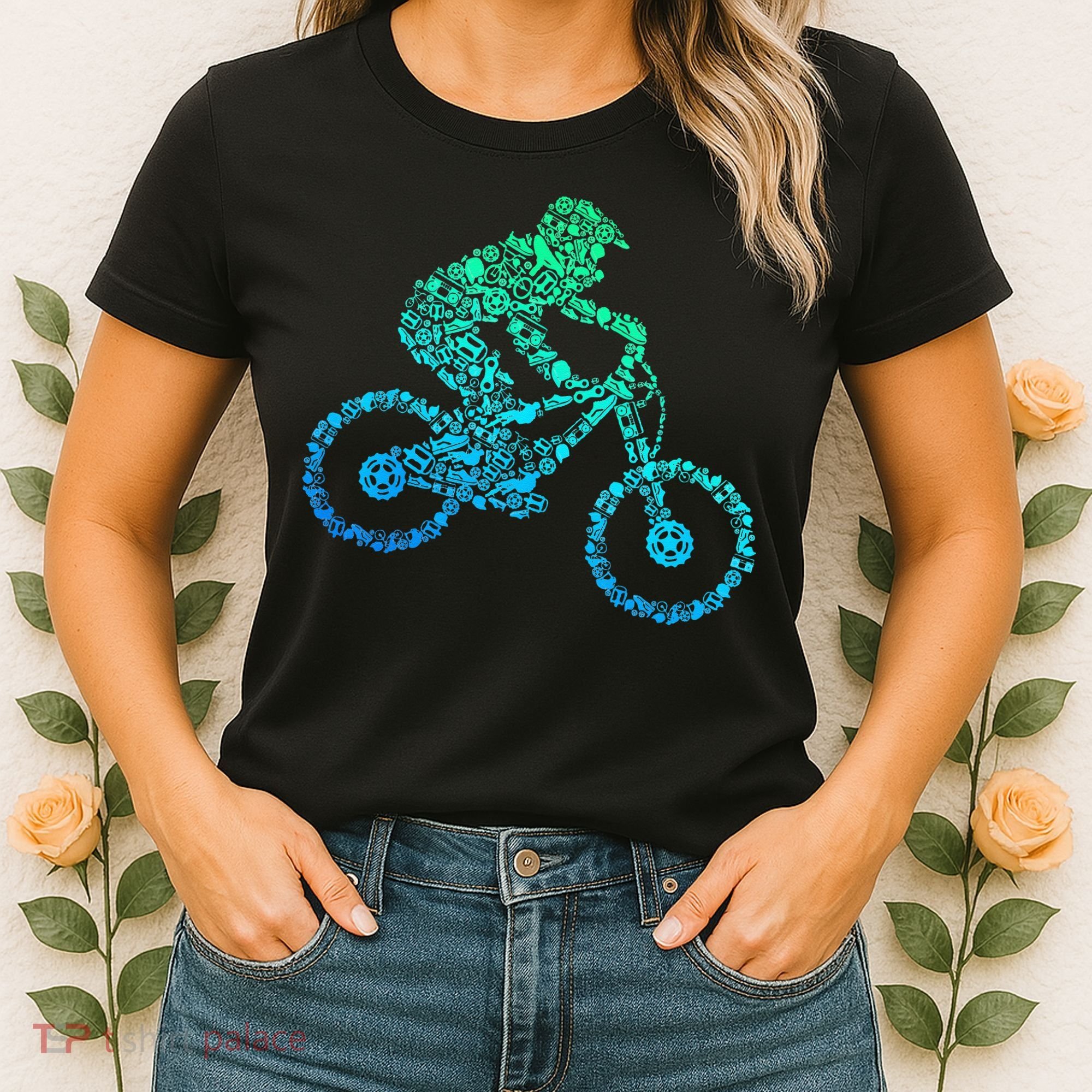 Mountain Bike MTB Downhill Biking Cycling Biker Women's T-Shirt