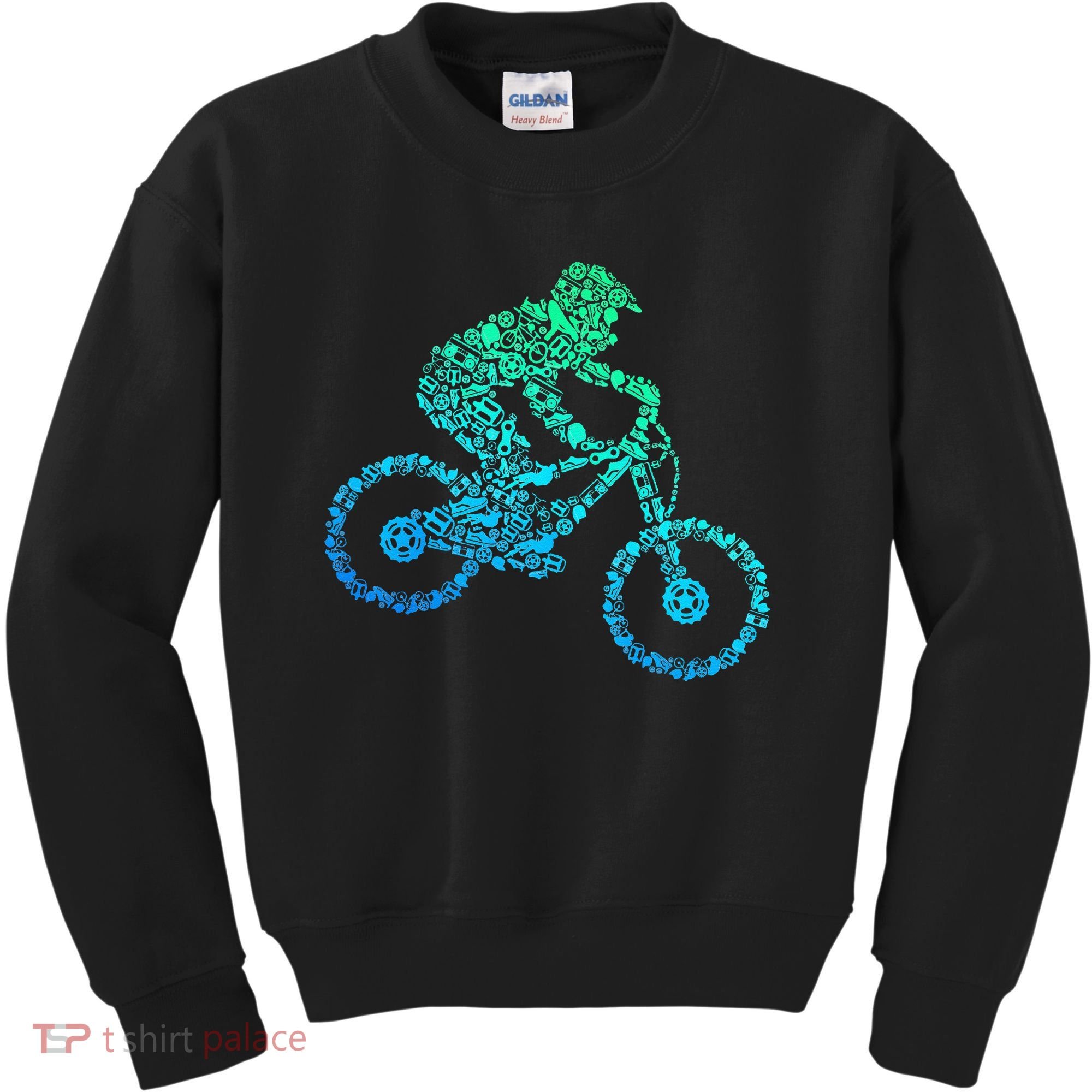 Mountain Bike MTB Downhill Biking Cycling Biker Kids Sweatshirt