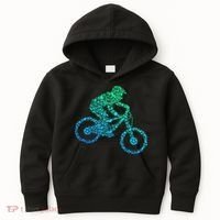 Mountain Bike MTB Downhill Biking Cycling Biker Kids Hoodie thumb 0