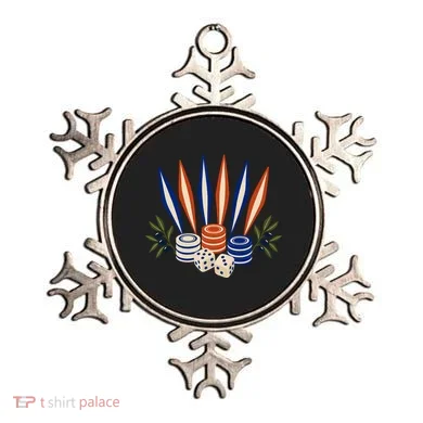 Mediterranean Backgammon Ornament