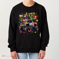 Master Builder Monster Truck Building Blocks Brick Gift Women's Sweatshirt thumb 0