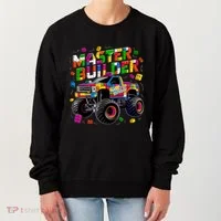 Master Builder Monster Truck Building Blocks Brick Gift Women's Sweatshirt thumb 0