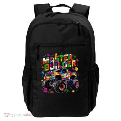 Master Builder Monster Truck Building Blocks Brick Gift Backpack
