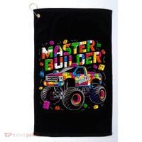 Master Builder Monster Truck Building Blocks Brick Gift Golf Towel thumb 0