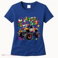 Master Builder Monster Truck Building Blocks Brick Gift Women's T-Shirt thumb 0