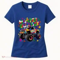 Master Builder Monster Truck Building Blocks Brick Gift Women's T-Shirt thumb 0