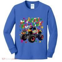 Master Builder Monster Truck Building Blocks Brick Gift Kids Long Sleeve Shirt thumb 0
